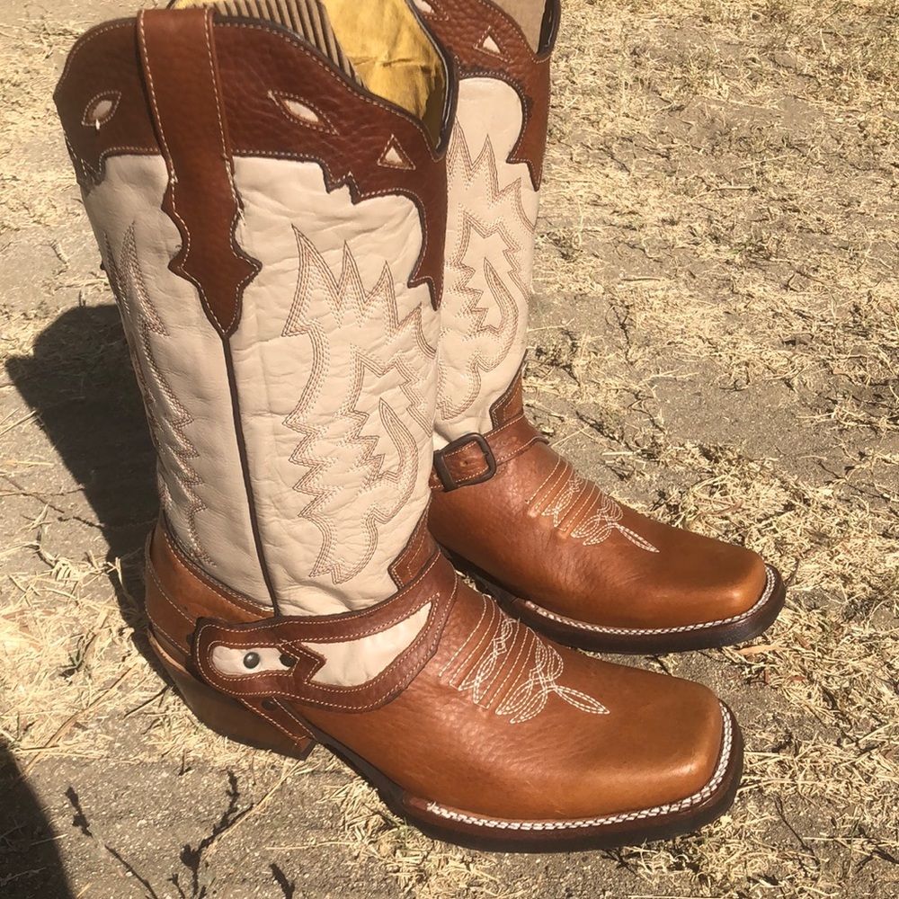 High quality Leather cowboy boots